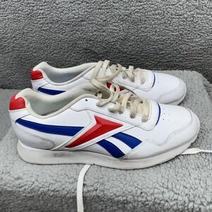 Reebok Royal Foam-Lite Shoes Mens Size 9.5 White Blue Low Top Sneakers FW6706